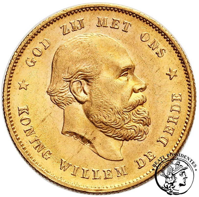 Holandia 10 Guldenów 1877 st. 1