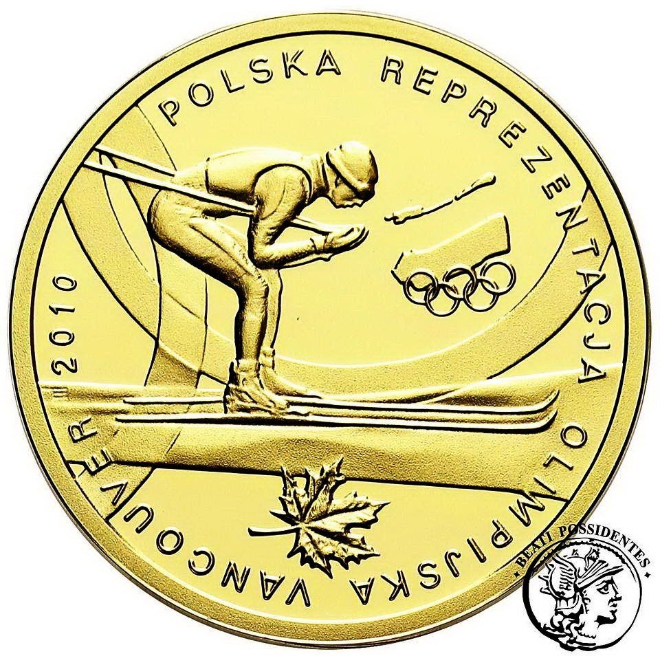 III RP 200 zł 2010 Olimpiada Vancouver 2010 st. L