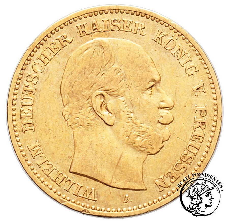 Niemcy Prusy Wilhelm I 5 Marek 1877 A st. 3-