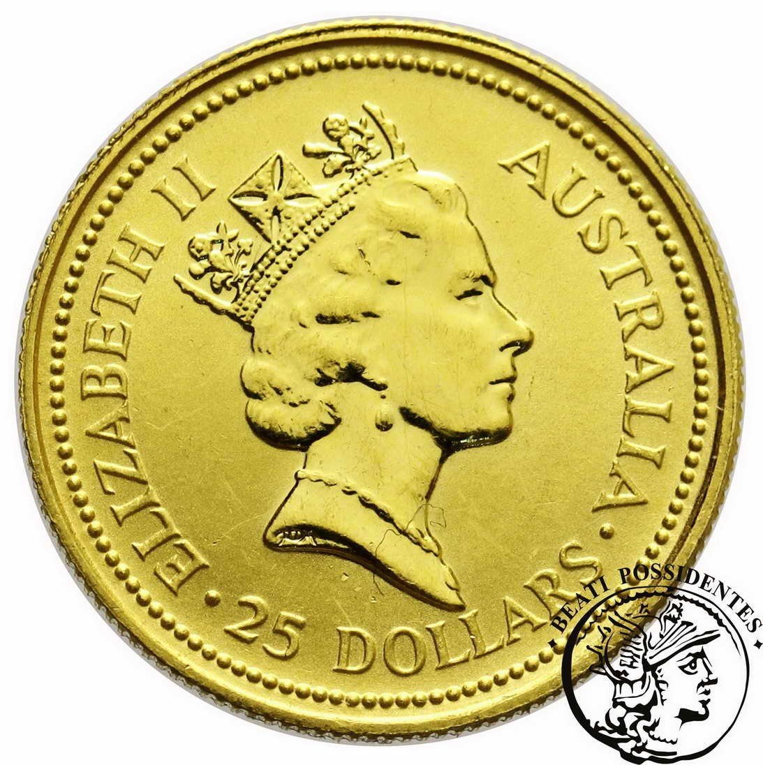 Australia 25 $ dolarów 1993 1/4 Oz Au 999,9 st. L