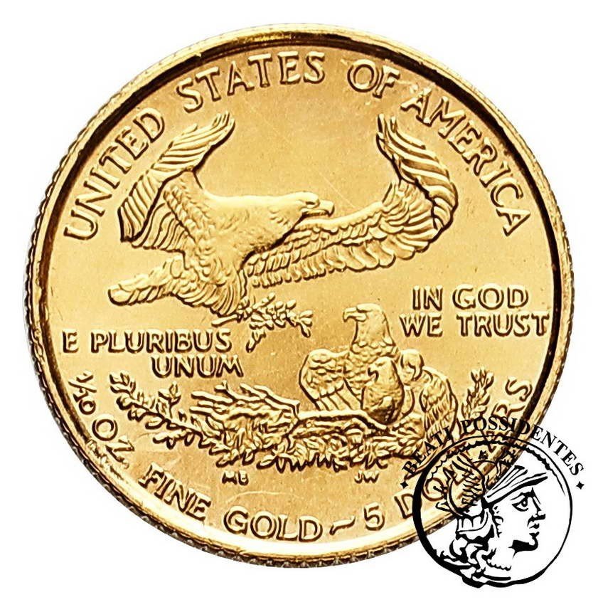 USA 5 dolarów 1999 1/10 oz Au 999,9 st. 1