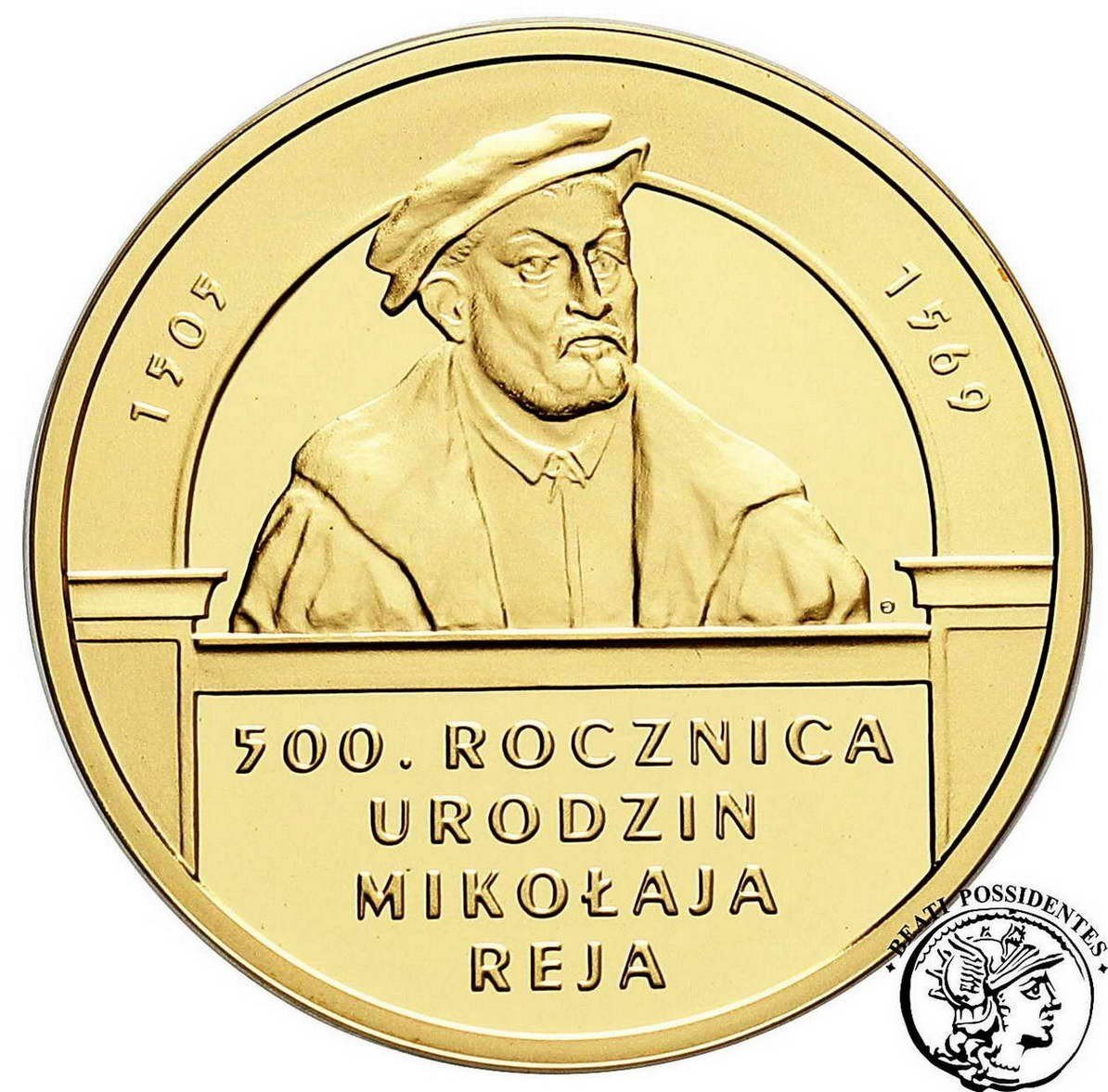Polska III RP 200 złotych 2005 Mikołaj Rej st.L