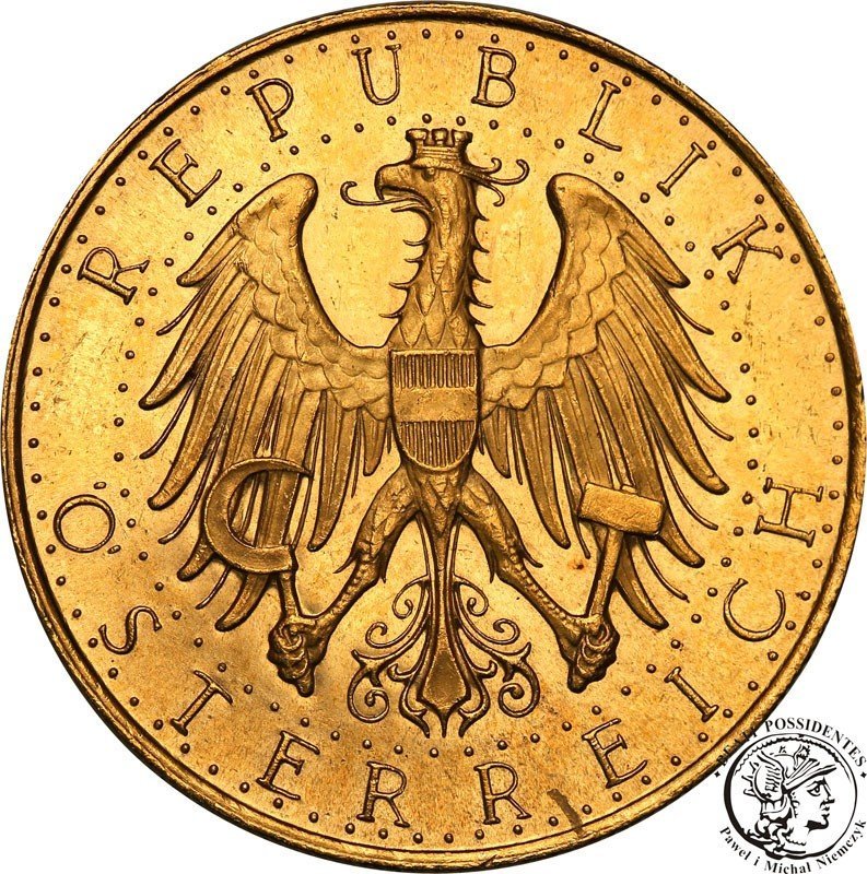 Austria 1 Republika 100 szylingów 1934 RZADKIE st.1-