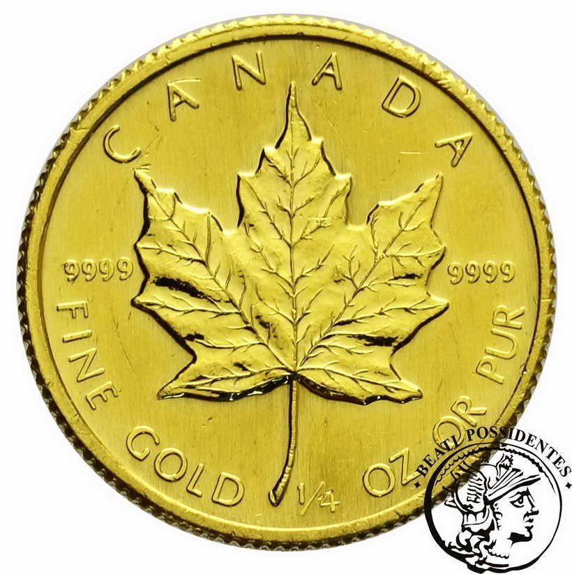 Kanada 10$ dolarów 1985 1/4 Oz Au 999,9 st. 2