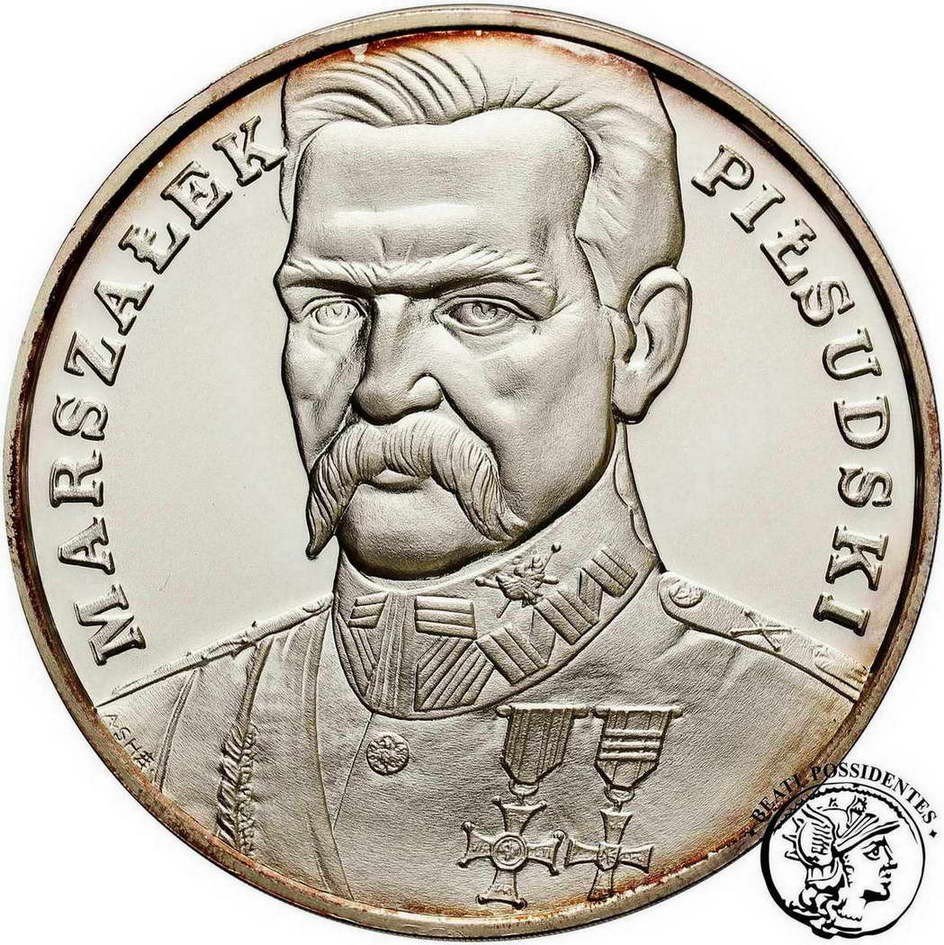 Polska III RP Duży tryptyk 200 000 złotych 1990 Józef Piłsudski st. L