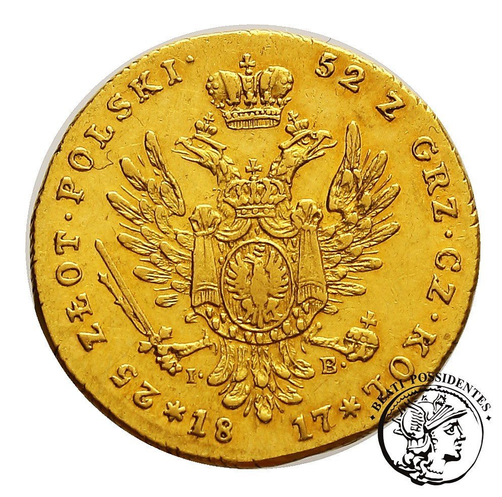 Królestwo Polskie Alexander I 25 zł 1817 IB st.3