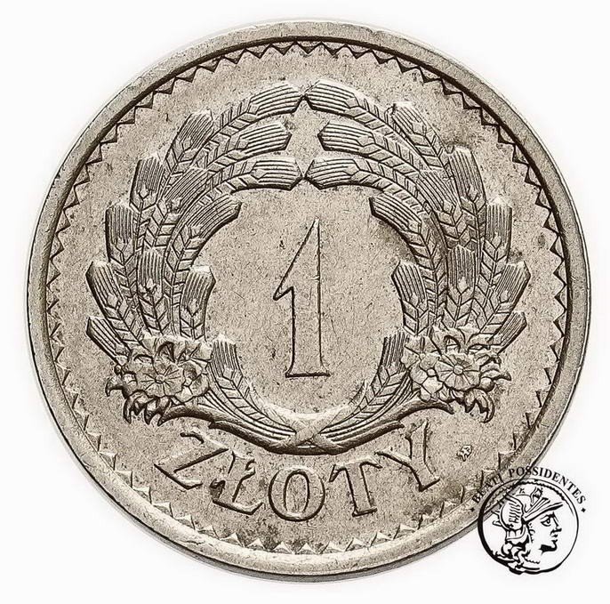 Polska PRÓBA Nikiel 1 złoty 1928 st. 1-