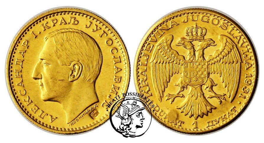 Jugosławia 1 dukat 1931 (kłos)