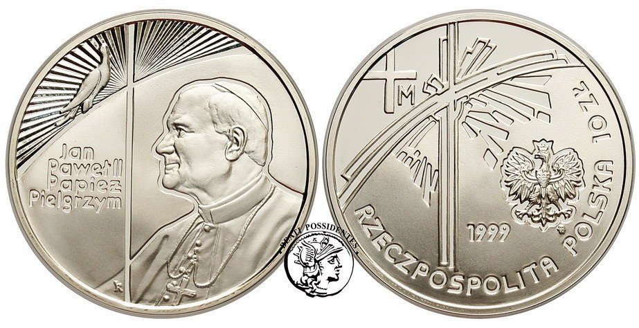 10 zł Papież Pielgrzym 1999