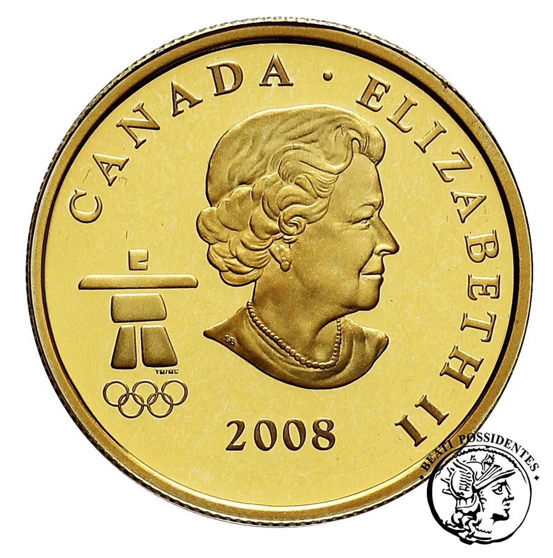 Kanada Elżbieta II 75 dolarów 2008 opera st.L