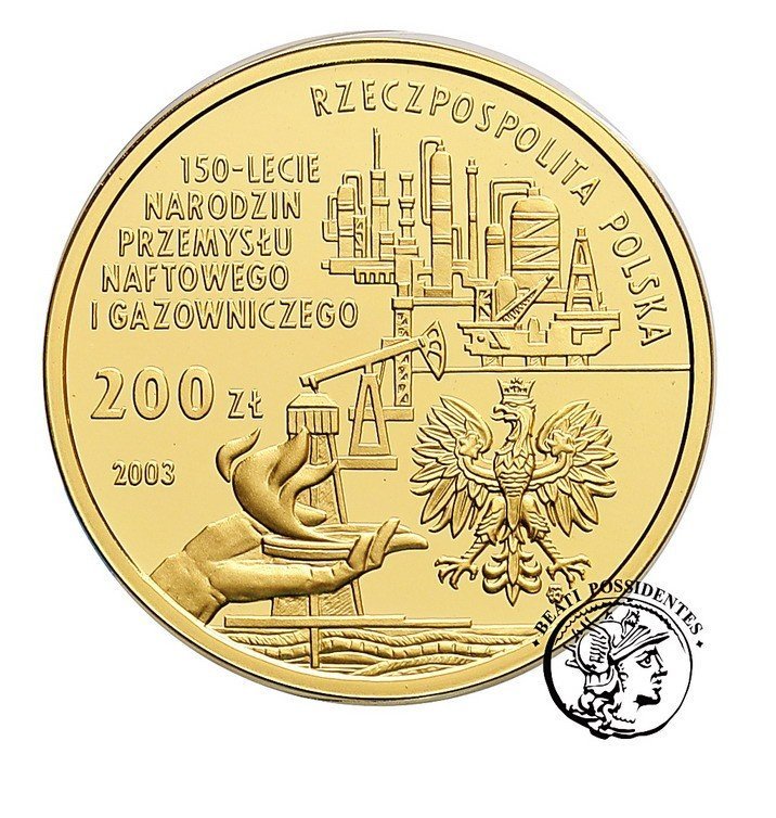 200 zł Przemysł Naftowy 2003 st. L