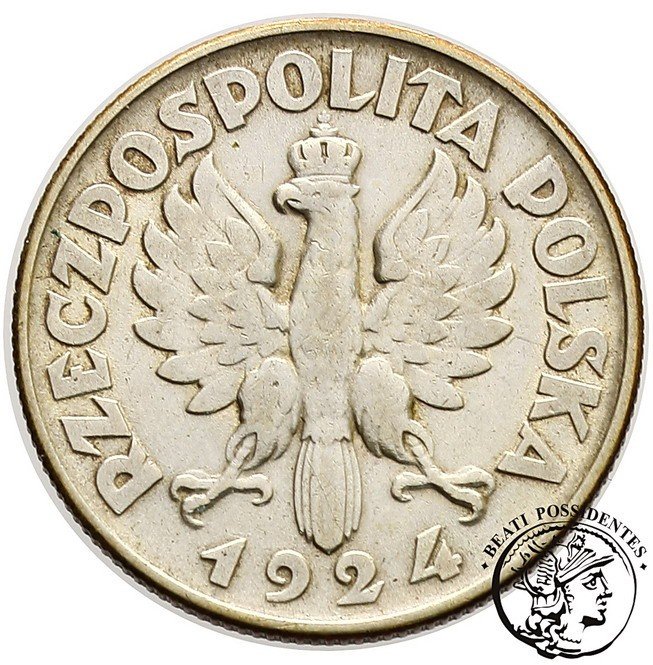 Polska 2 złote Kobieta 1924 Filadelfia st.3
