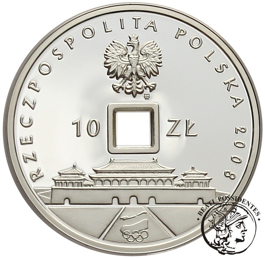 Polska 10 złotych 2008 Pekin st.L