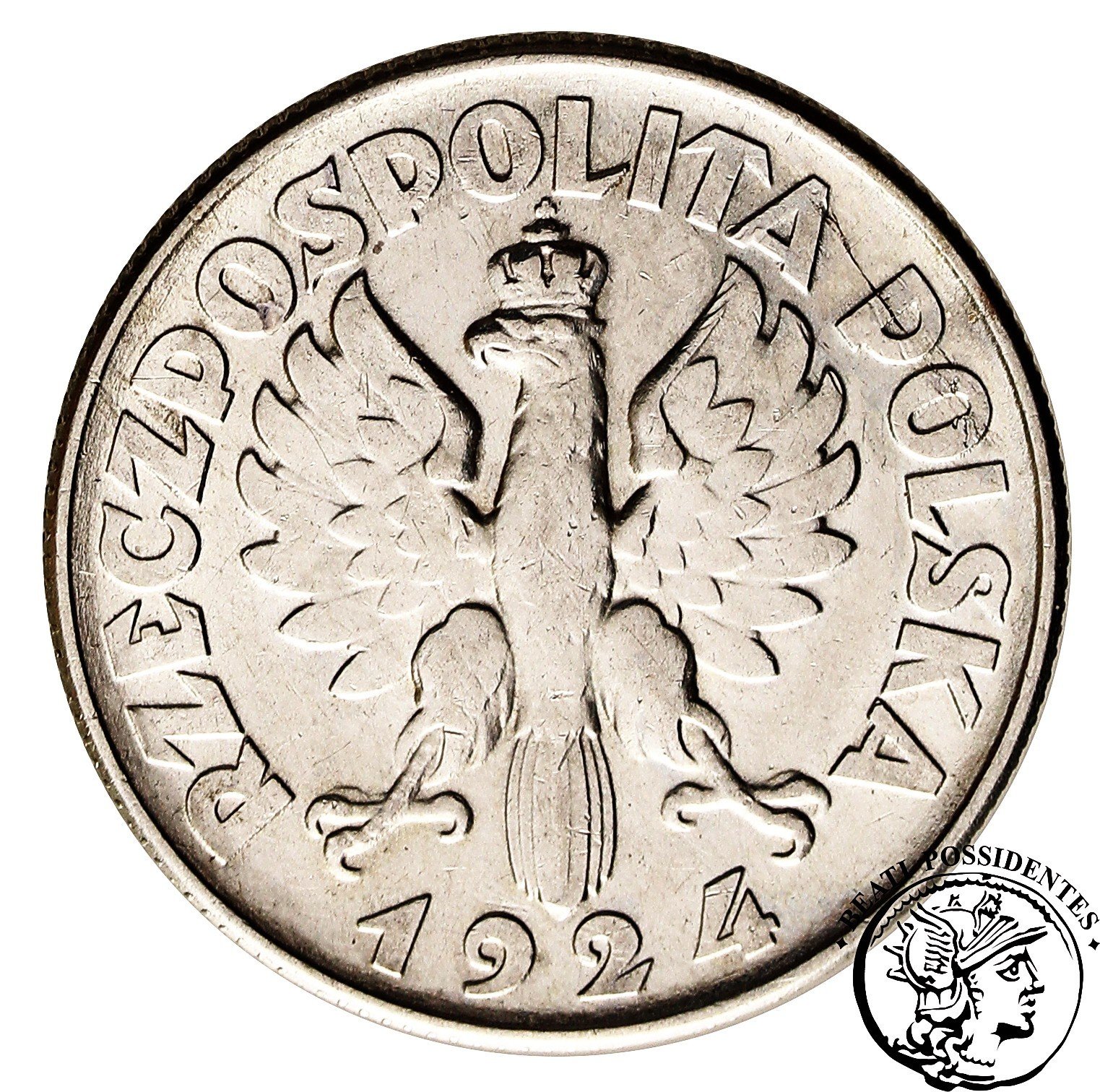 Polska II RP 2 złote 1924 Filadelfia Odwrotka st.3