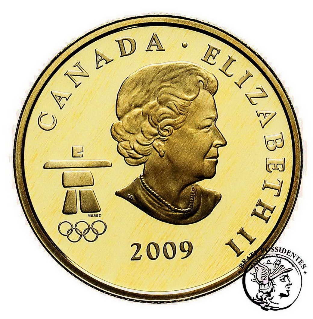 Kanada Elżbieta II 75 dolarów 2009 łoś st.L