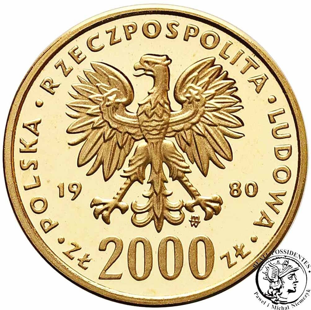 Polska II RP 2000 złotych 1980 Chrobry st.L/L-