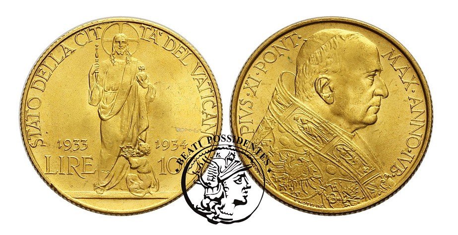 Watykan 100 Lire 1933/4 st. 1