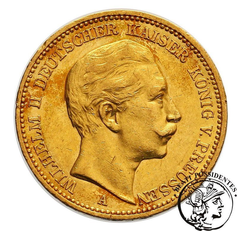 Niemcy Prusy Wilhelm II 20 Marek 1889 A