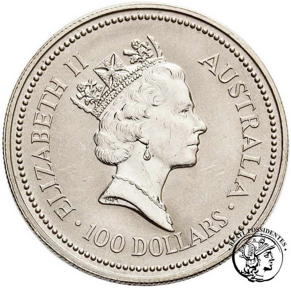 Australia 100 dolarów 1991 (1 uncja platyny) st. L-