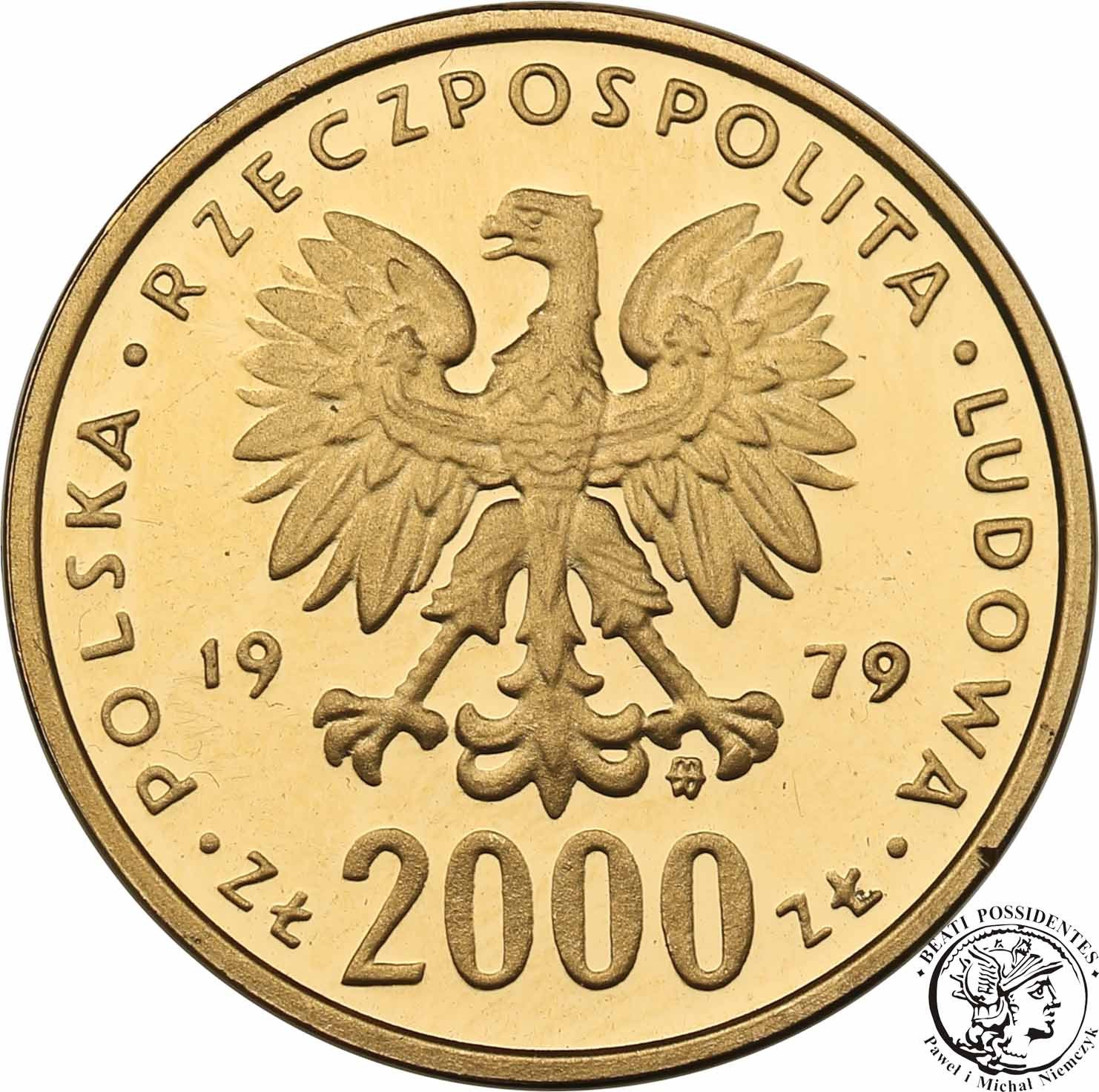 Mieszko I 2000 złotych 1979 st. L-