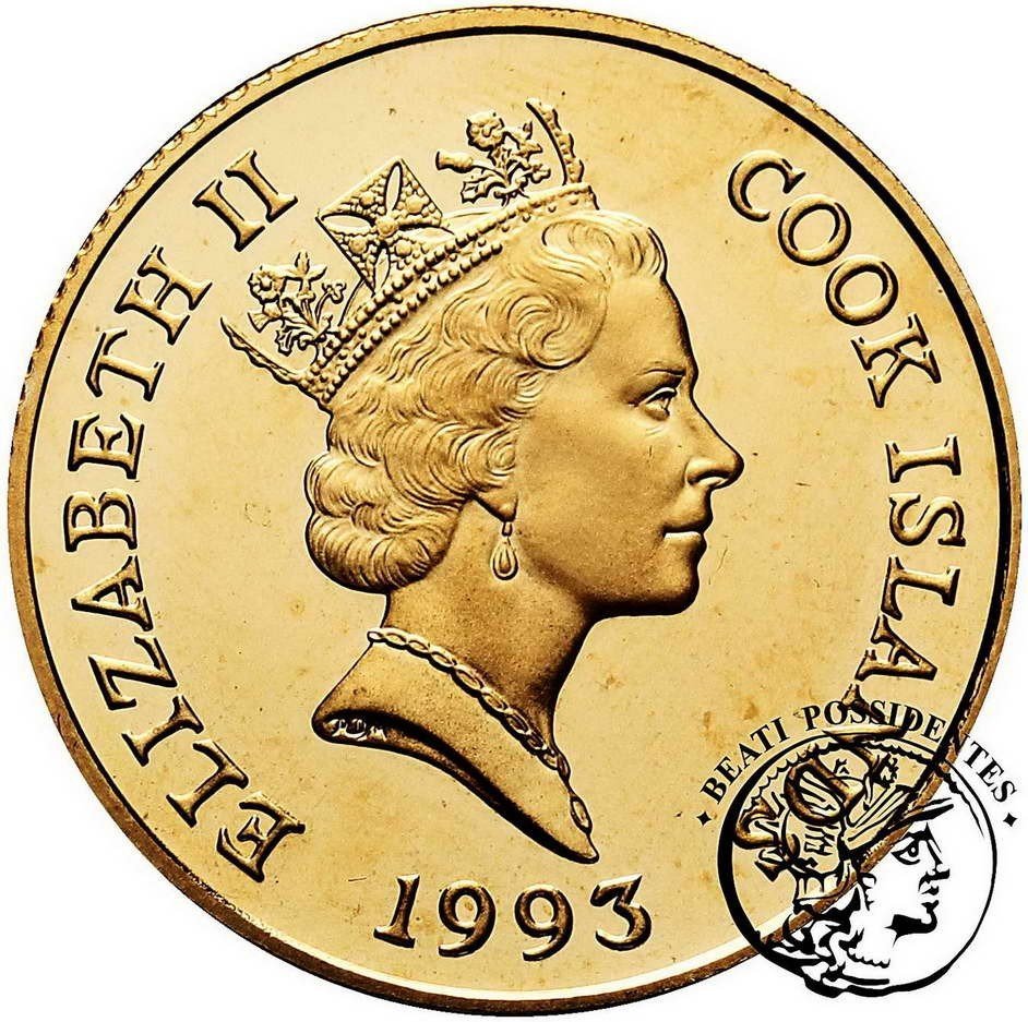 Cook Islands 50 dolarów 1993 odkrycie Ameryki st. L