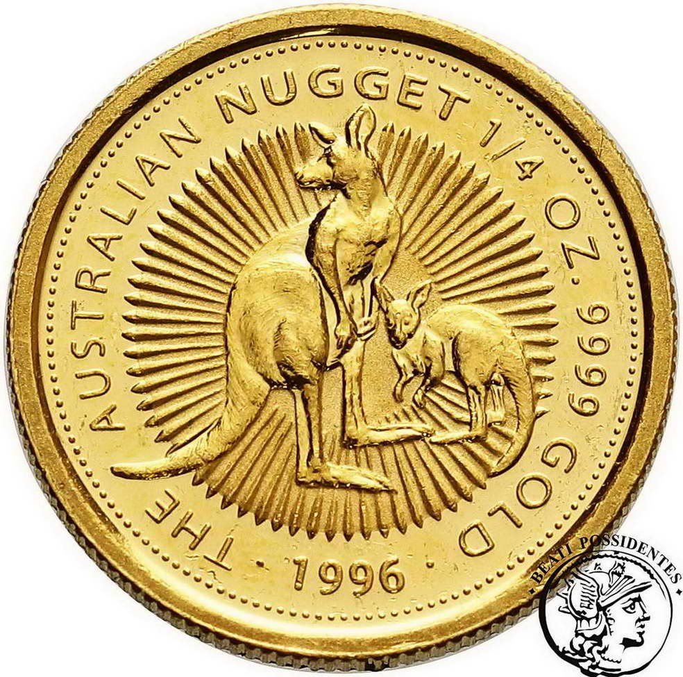 Australia Elżbieta II 25 dolarów 1996 1/4 Oz kangury st. L-