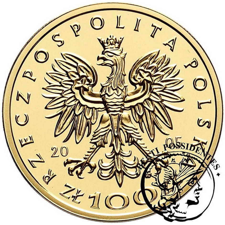 Polska 100 złotych 2005 August II Mocny st.L