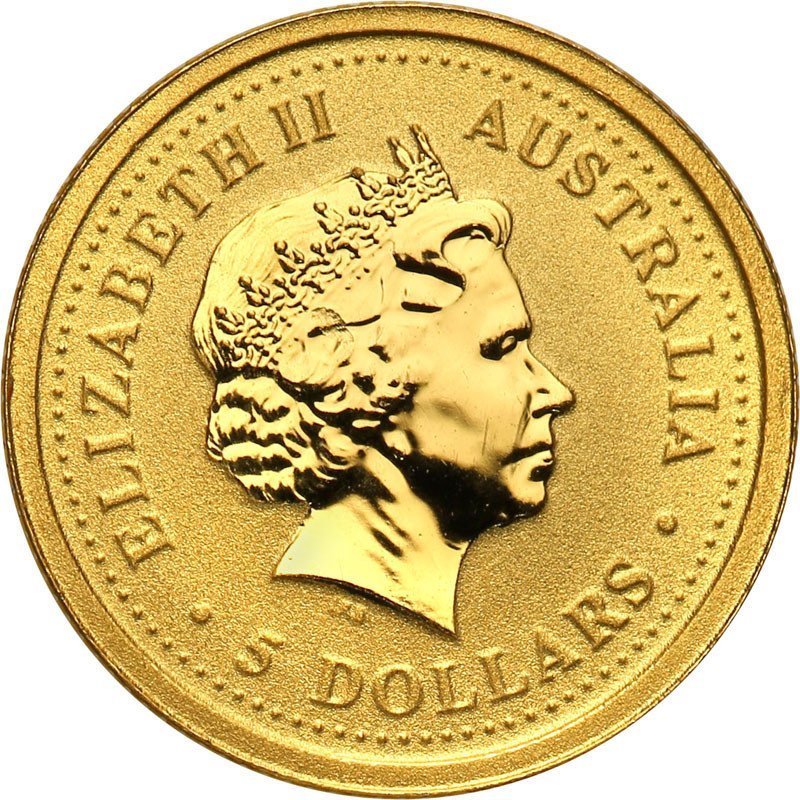 Australia 5 dolarów 2000 kangur st.L