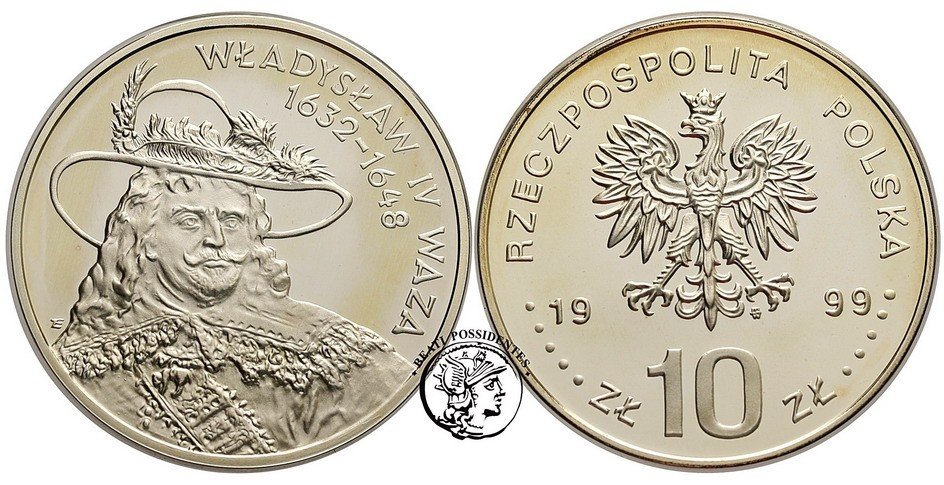 10 zł Władysław IV Waza 1999