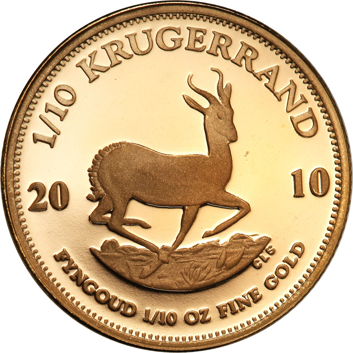 RPA 1/10 Krugerranda 2010 - 1/10 uncji złota st.L