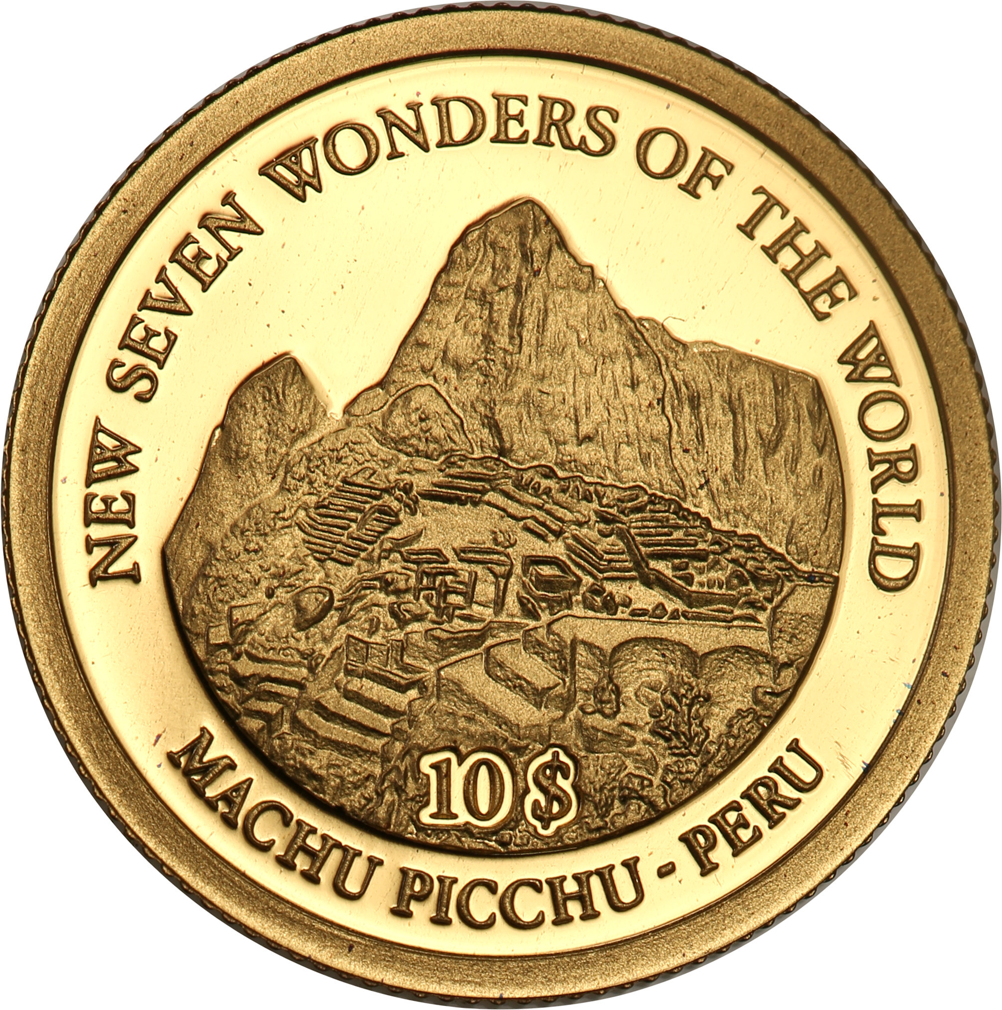 Wyspy Salomona. 10 dolarów Wysp Salomona 2007 Machu Picchu