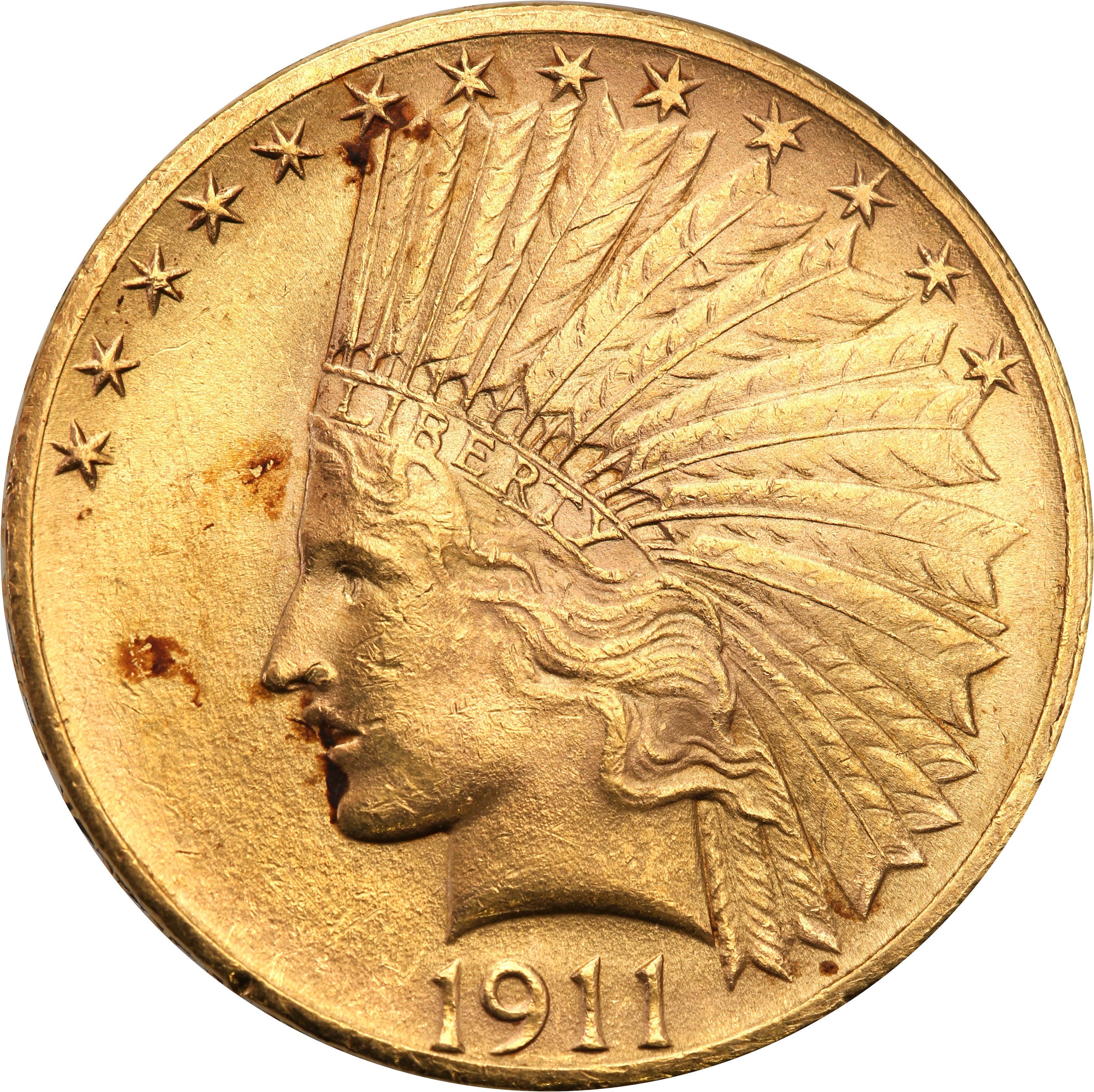 USA 10 $ dolarów Indianin 1911 Philadelphia st.1-