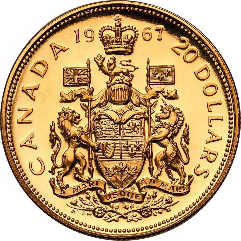 Kanada Elżbieta II 20 dolarów 1967 st.1