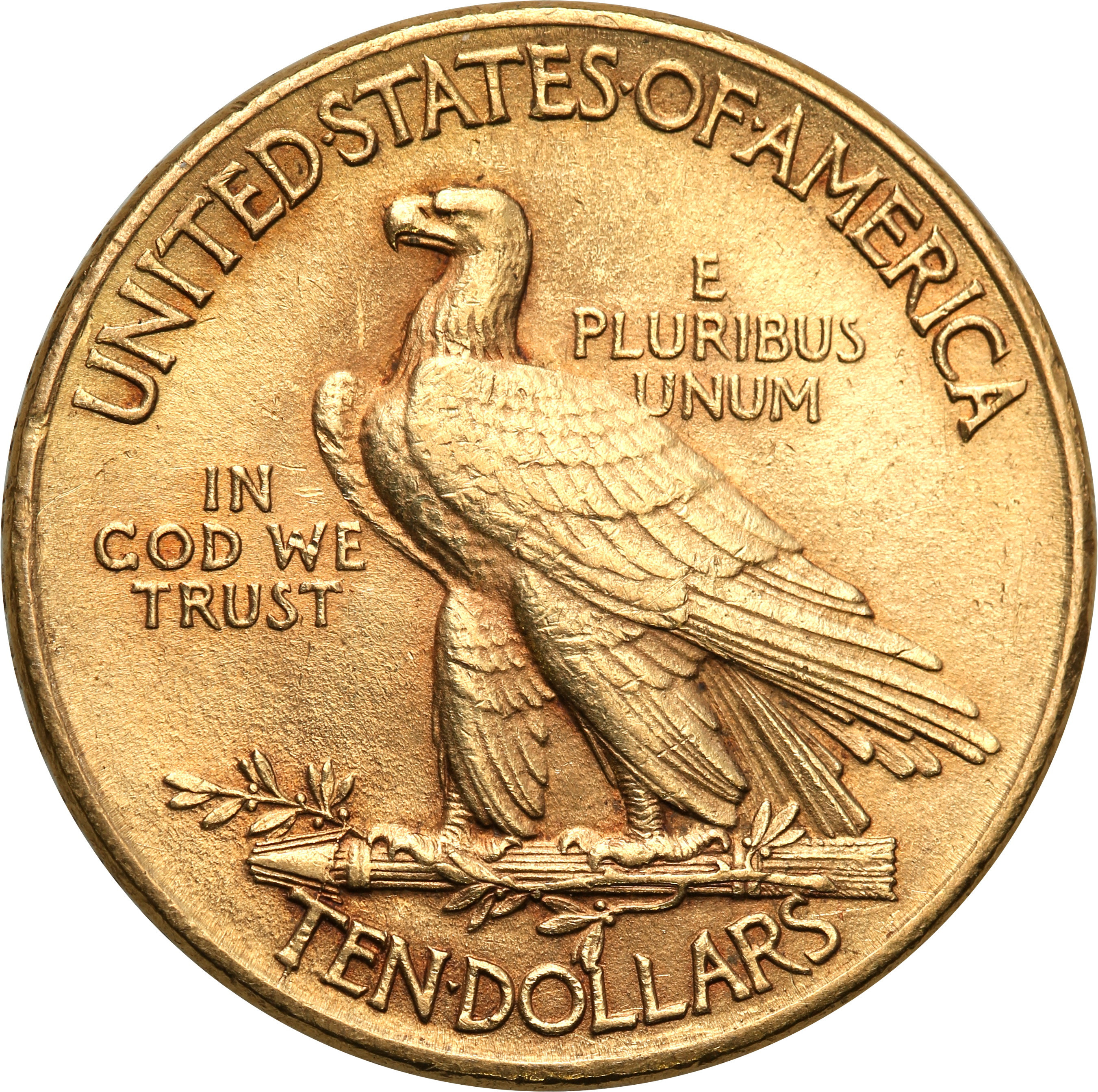 USA. 10  $ dolarów Indianin 1911 Filadelfia st.2+