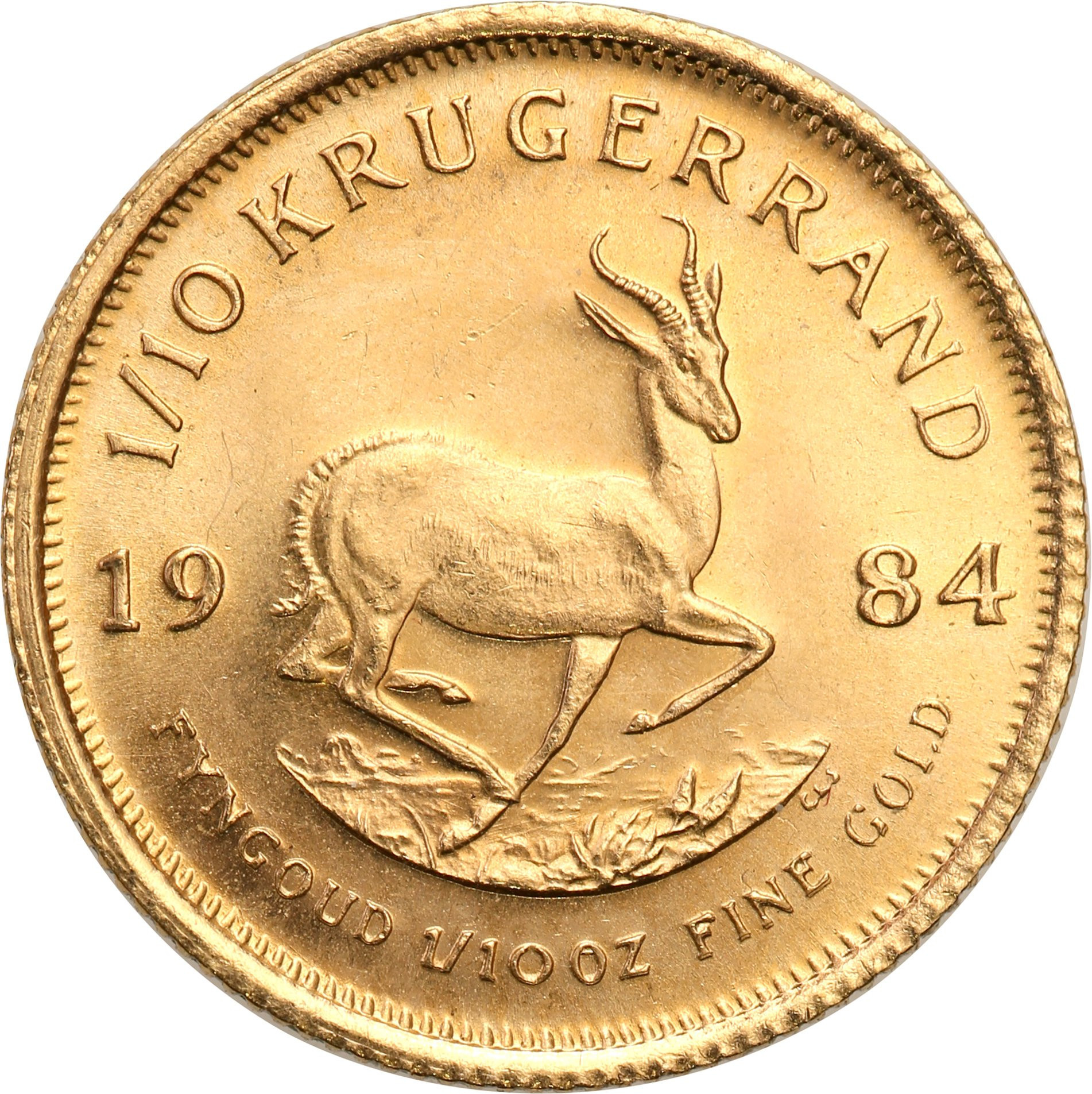 RPA 1/10 Krugerranda 1984 (1/10 uncji złota) st.1