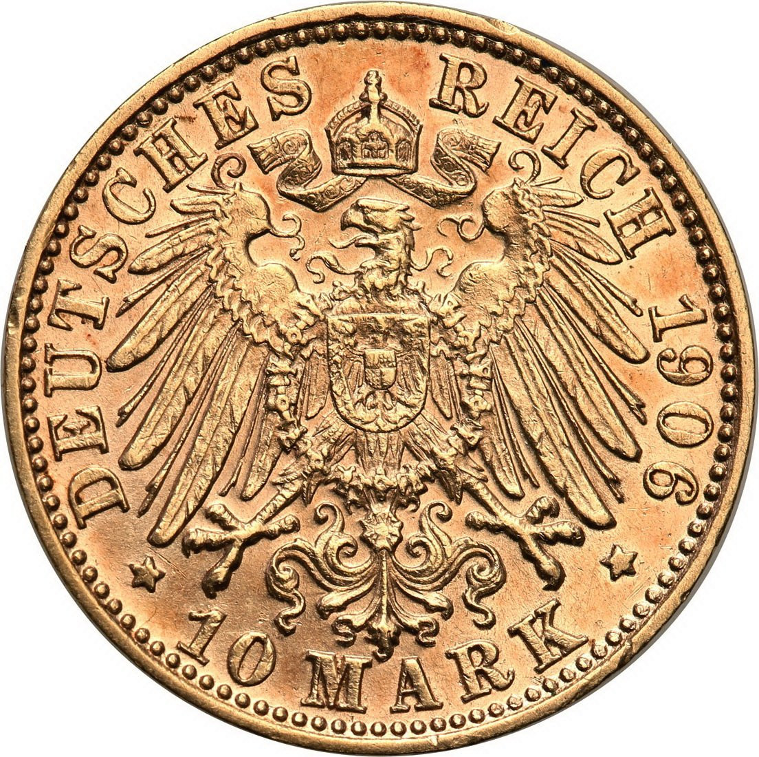 Niemcy Bawaria 10 marek 1906 D