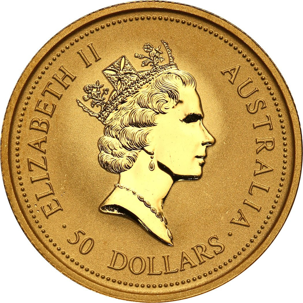 Australia 50 dolarów 1996 (1/2 oz Au) kangur