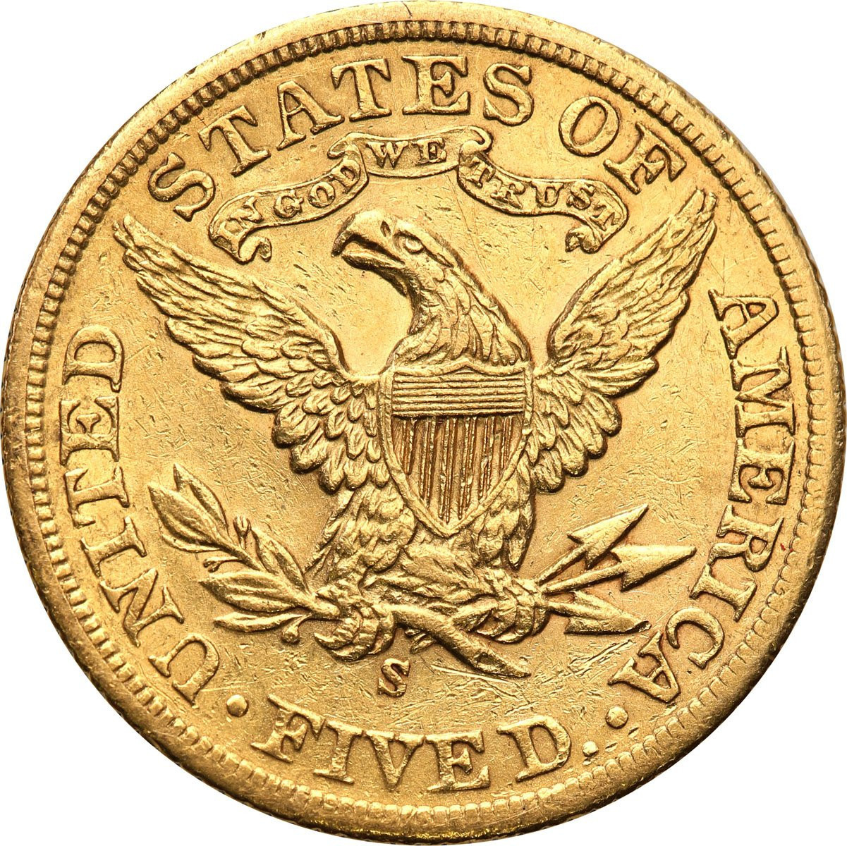 USA 5 dolarów 1900 Filadelfia st. 2+