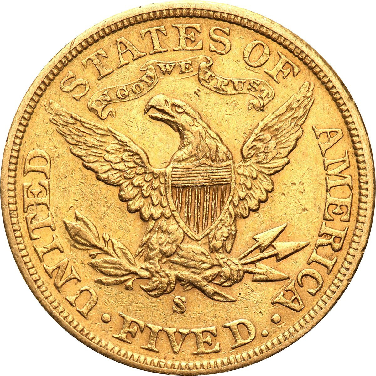 USA 5 dolarów 1903 S San Francisco st. 2+