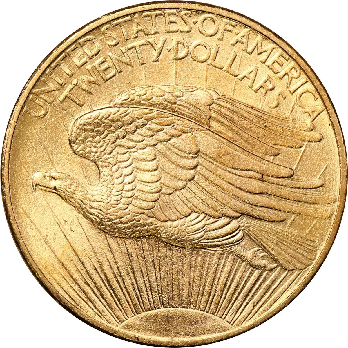 USA. 20 $ dolarów 1908 Filadelfia St. Gaudens NO MOTTO