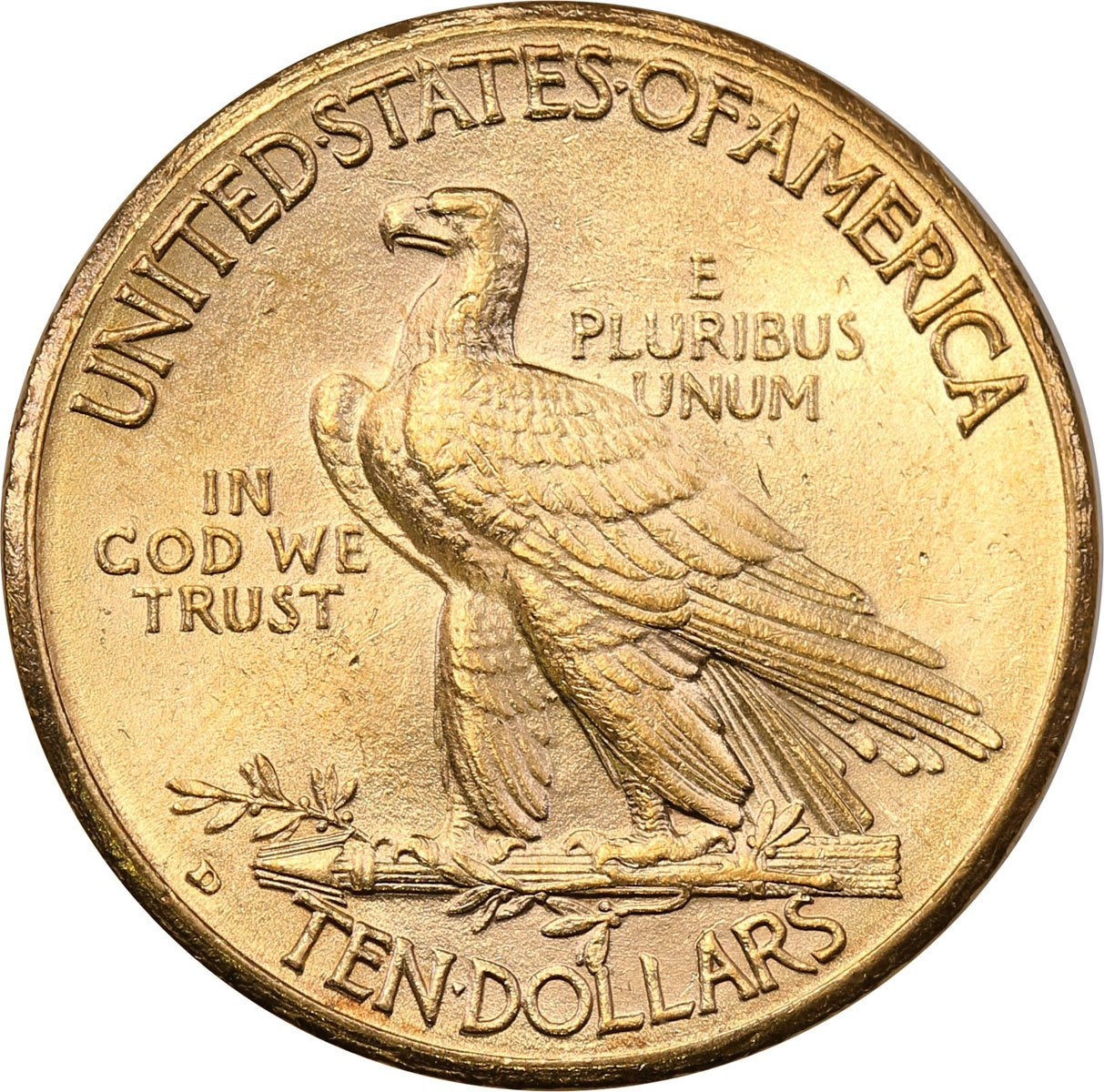 USA. 10 $ dolarów 1910 Indianin D - Denver