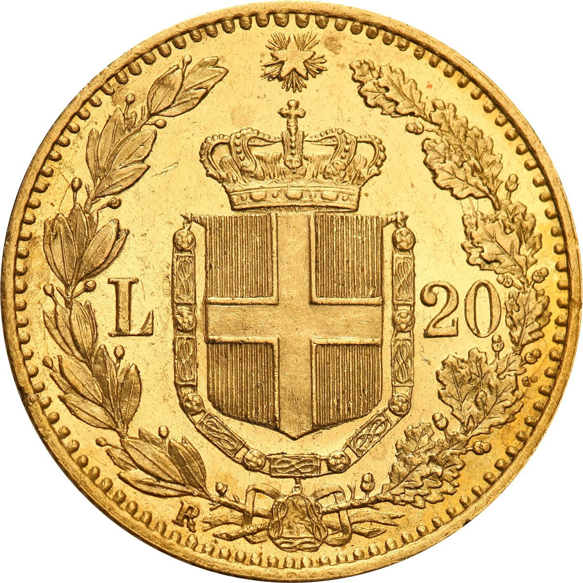 Włochy 20 Lirów 1881 Umberto I st.1