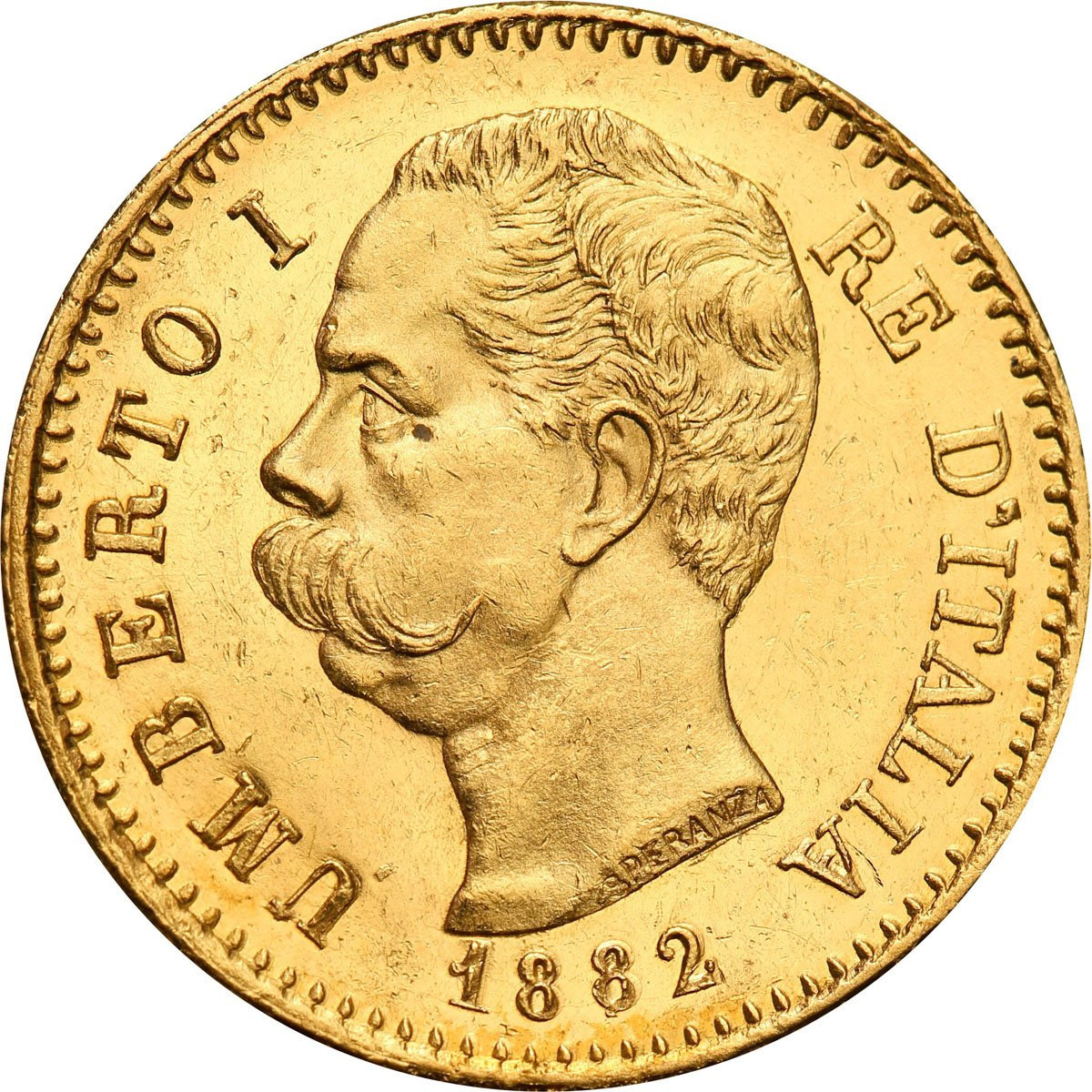 Włochy 20 Lirów 1882 Umberto I st.1
