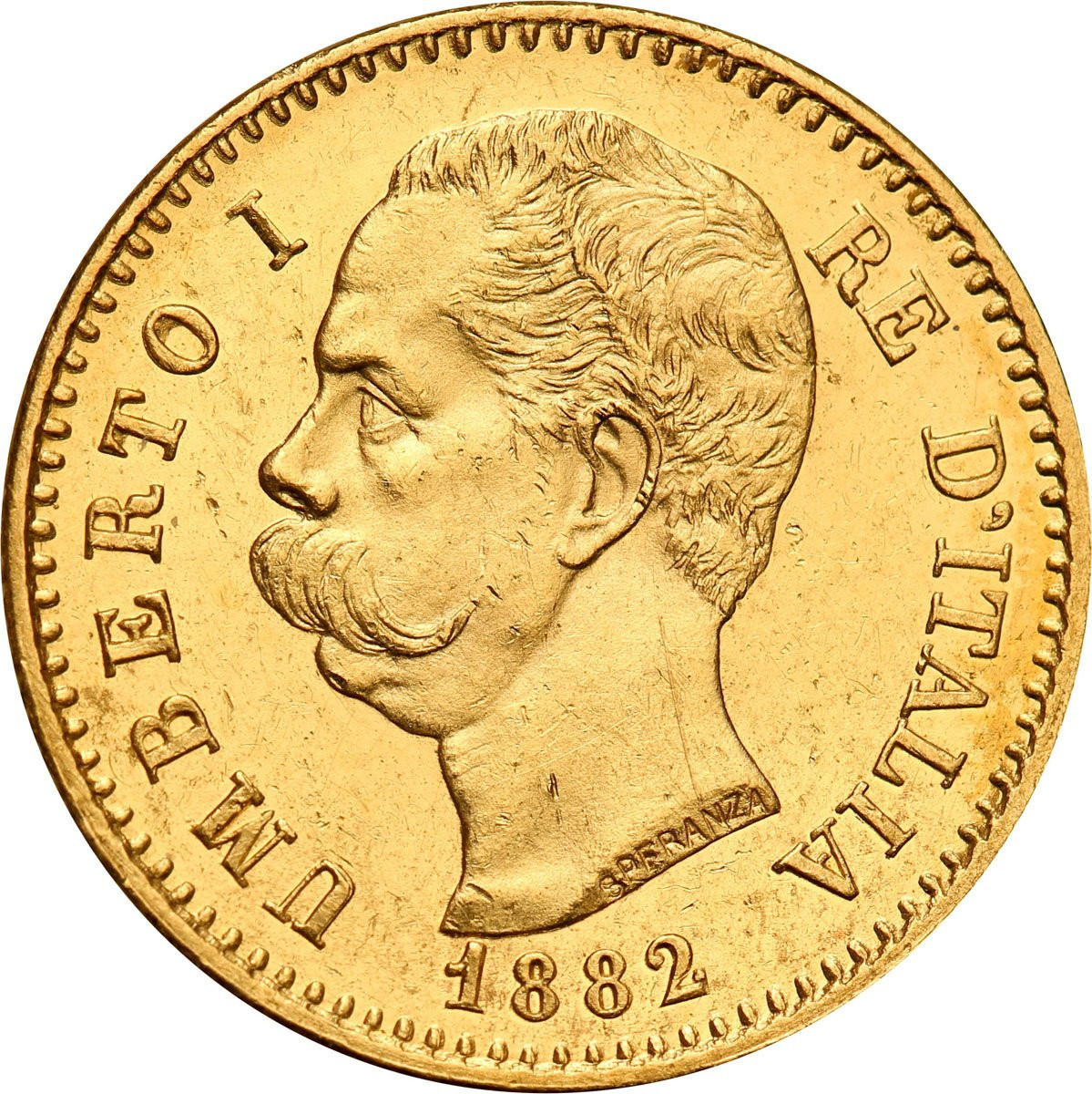Włochy 20 Lirów 1882 Umberto I st.1