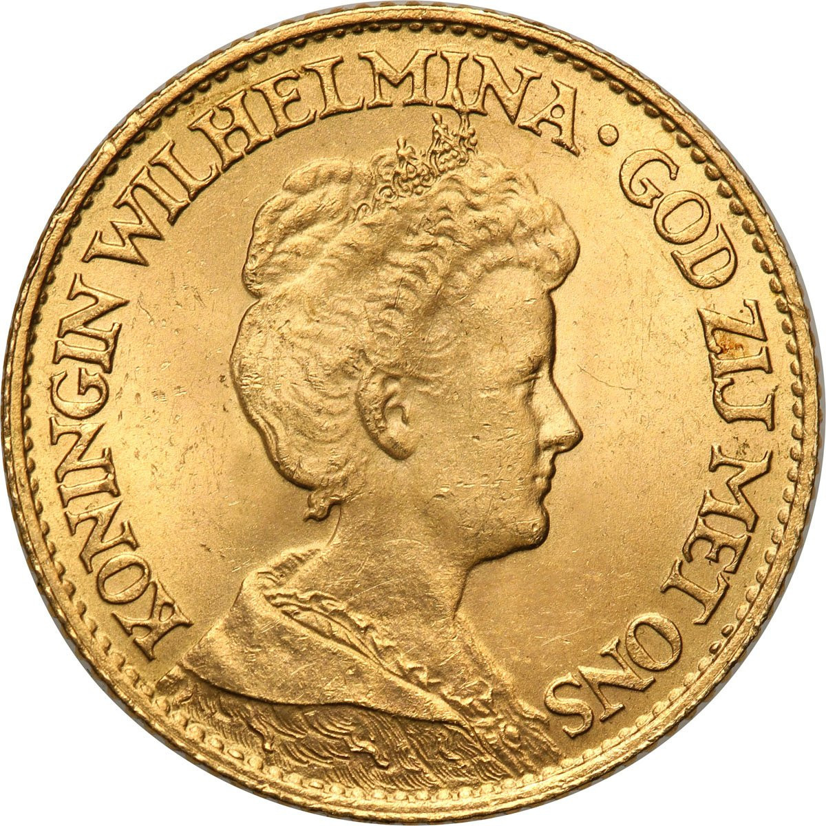 Holandia 10 Guldenów 1917 Wilhelmina