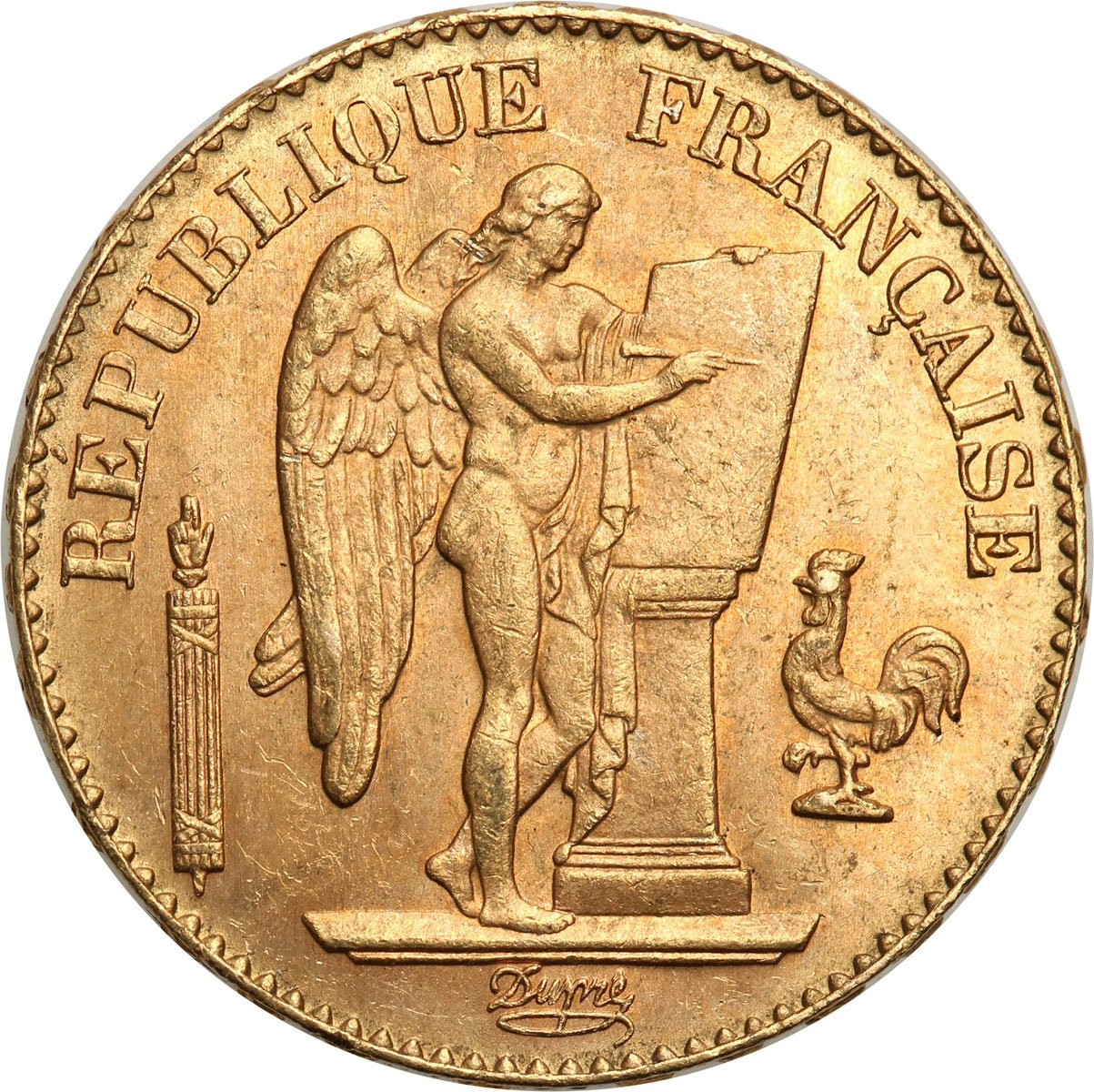 Francja Republika 20 Franków 1897 A Paryż ANIOŁ