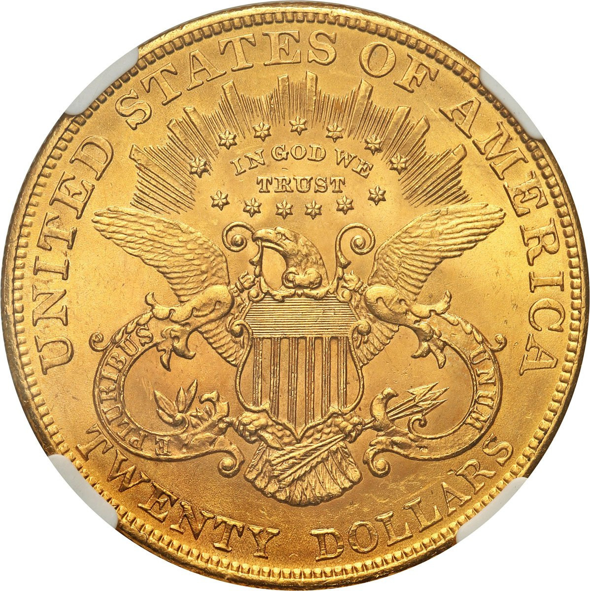 USA. 20 dolarów Liberty 1904 Filadelfia NGC MS64
