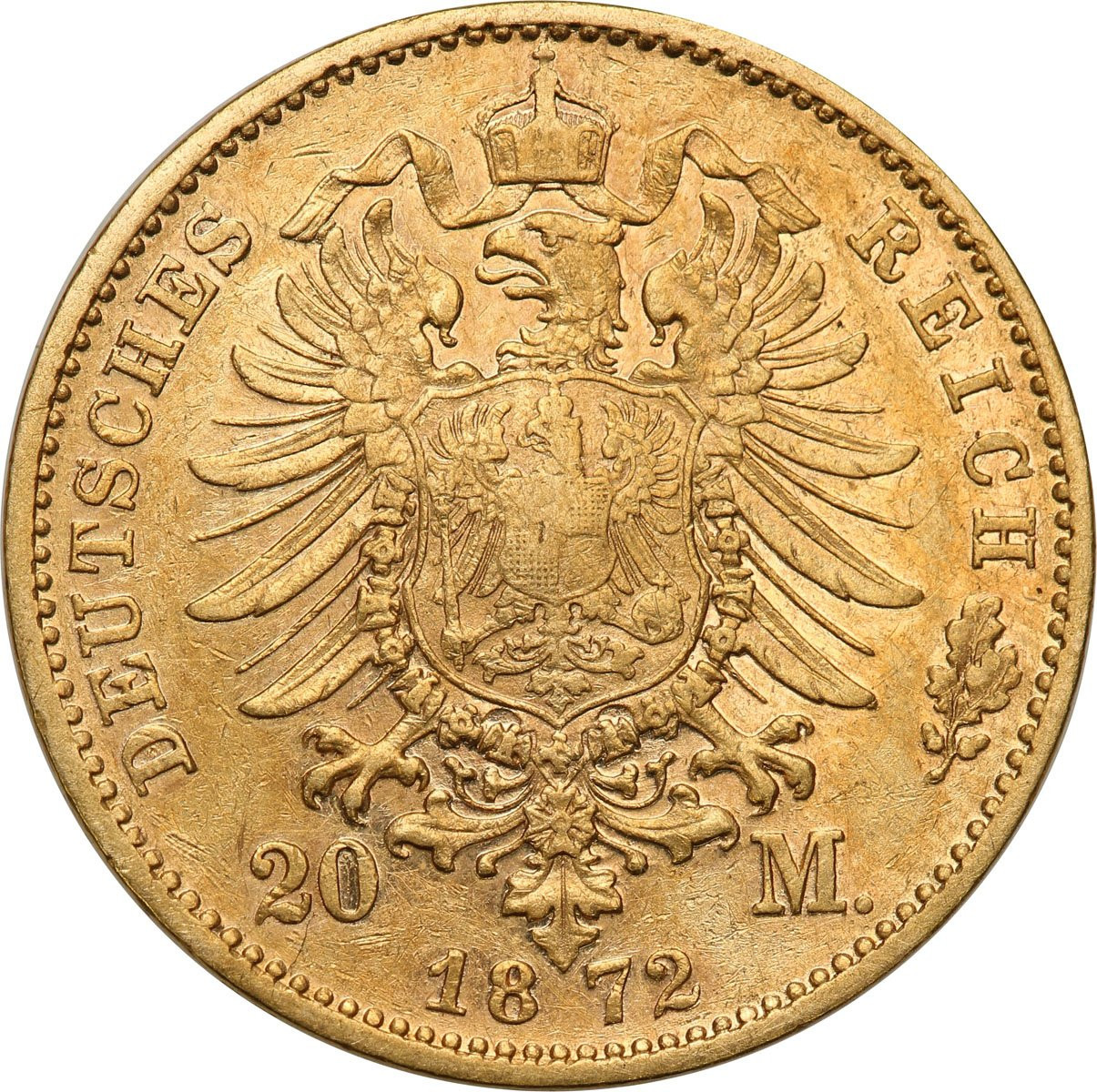 Niemcy 20 Marek 1872 D Bawaria