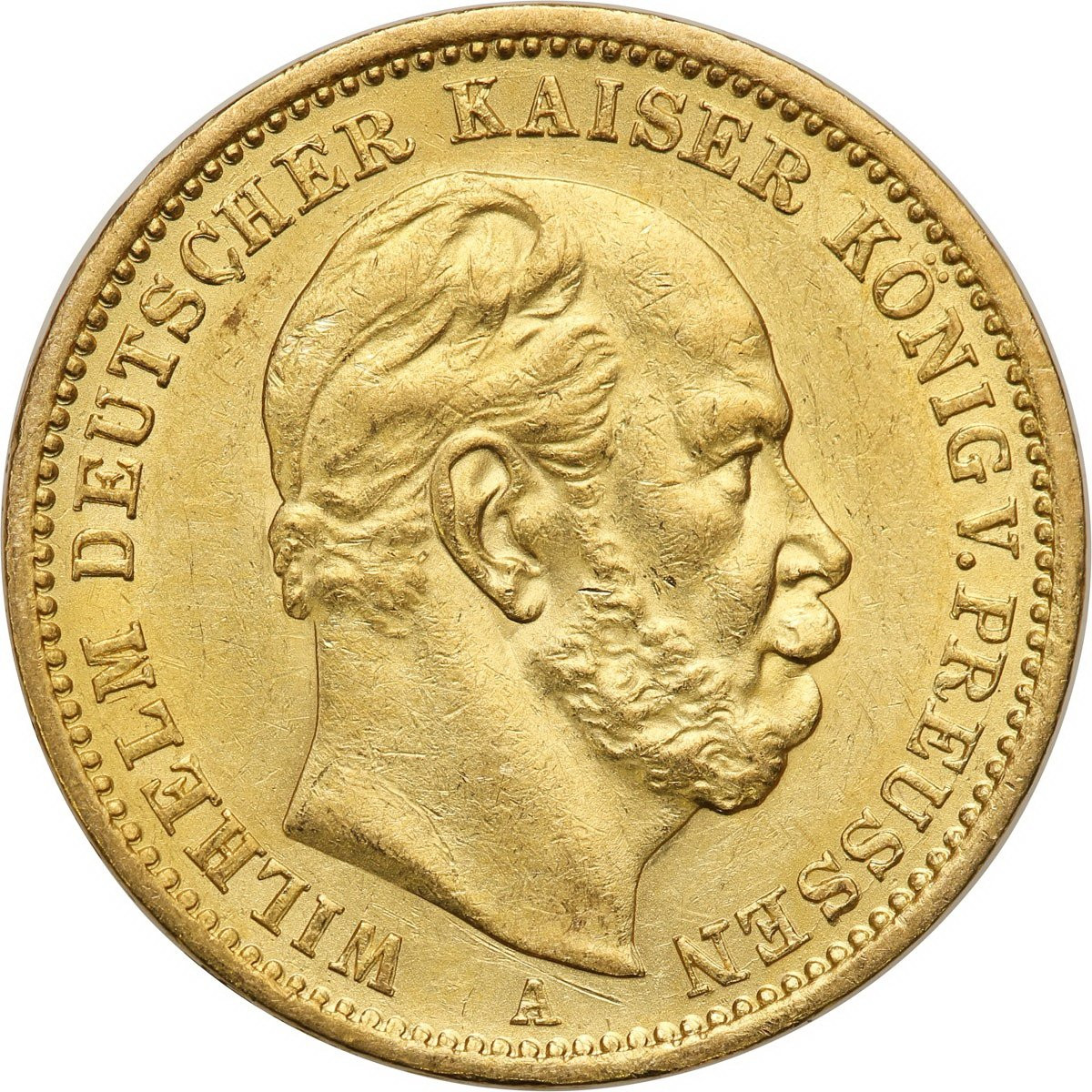 Niemcy Prusy Wilhelm 20 Marek 1873 A