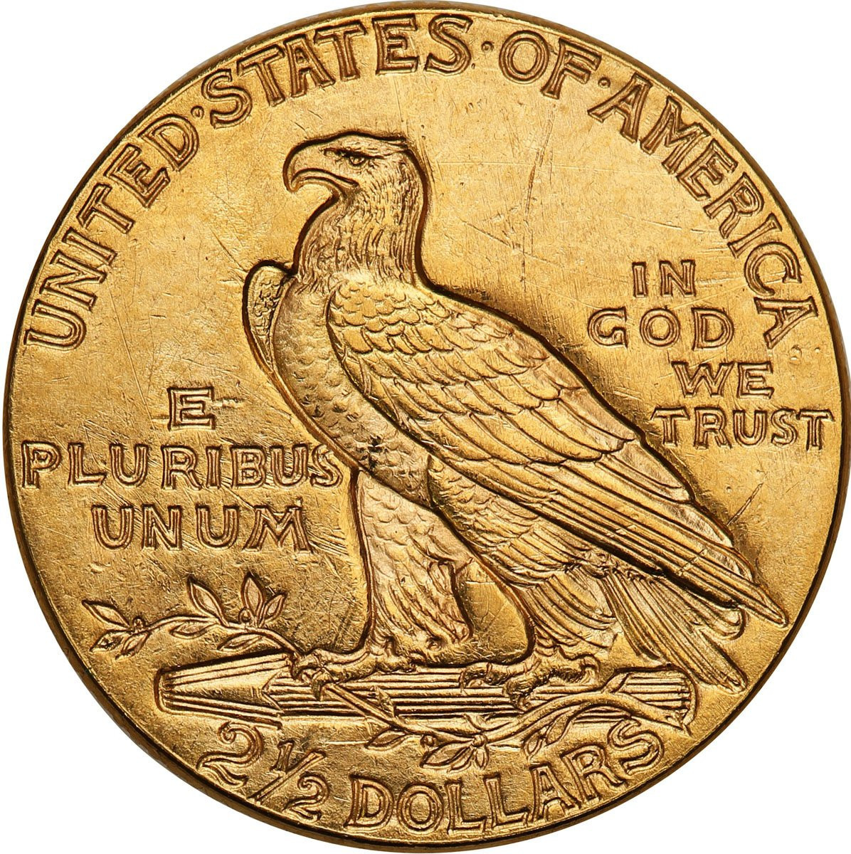 USA. 2 1/2 dolara 1927 Philadelphia Indianin